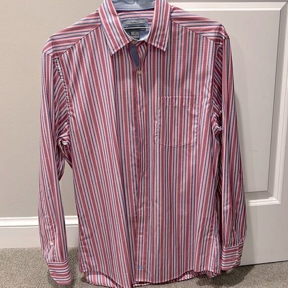 Johnson & Murphy Men’s shirt tailored fit size M - Picture 1 of 3